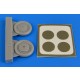 1/48 Polikarpov I-153 Chaika Wheels and Paint Masks for ICM kit