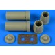 1/48 McDonnell-Douglas F/A-18C Hornet Exhaust Nozzles (Closed) for Kinetic kit
