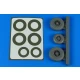 1/48 Douglas B-26K Invader Wheels & Paint Masking Late for ICM kits
