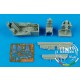 1/72 F-16CG/CJ Fighting Falcon Cockpit Set for Academy kit