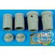1/72 Sukhoi Su-27 Flanker B Exhaust Nozzles for Italeri kit