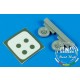 1/72 Morane Saulnier M.S.406 Wheel & Paint Mask for Hasegawa kit