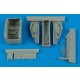 1/72 North-American F-100C/D Super Sabre Wheel Bay for Trumpeter kits 