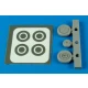 1/72 Bell P-39Q/N Airacobra Wheels & Paint Masks for Academy kits 
