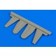 1/72 Boulton-Paul Defiant Control Surfaces for Airfix kit (resin)