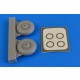 1/72 Bristol Beaufighter Wheels and Paint Masks for Airfix kit