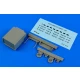 1/32 USAF 2-Wheel Tilt Cabinet (Late) in Vietnam War (Resin+Decals)