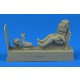 1/32 German Luftwaffe Bf 109 Pilot with Seat for Eduard/Trumpeter/Hasegawa/Dragon