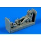1/48 WWII Russian Pilot with Seat for P-39 Airacobra