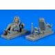 1/48 USAF Pilot & Instructor with Seats for North-American T-28B Trojan Vietnam era