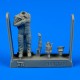 1/48 WWII Free French Fighter Normandie-Niemen Pilot 1942-45 (1 Pilot w/2 Different Heads)