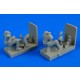 1/48 WWII RAF Pilots for Bedford MWD Light Truck for Airfix kit