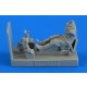 1/48 WWII Soviet Woman Gunner with Seat for Polikarpov Po-2 for ICM kit (1 Figure)