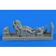 1/48 Soviet Fighter Pilot w/Ejection Seat for Sukhoi Su-27 Flanker for Academy (1 Pilot)