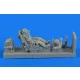 1/48 Soviet Fighter Pilot w/Ejection Seat for Sukhoi Su-27 Flanker for Academy (1 Pilot)