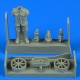 1/48 WWI German / Autro-Hungarian Aircraft Mechanic with Cart