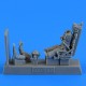 1/48 Soviet Fighter Pilot with Ejection Seat for MiG-19 Farmer for Trumpeter/Eduard