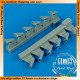 1/32 Spitfire Mk.IX Exhaust - Fishtail for Hasegawa kit