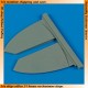 1/32 Supermarine Spitfire Mk.V Stabiliser for HobbyBoss kits
