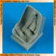 1/32 Messerschmitt Bf 109E Seat with safety belts for Airfix / Heller kits 
