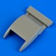 1/32 Messerschmitt Bf 109G-10 Correct Oil Radiator for Revell kit (resin)