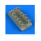 1/32 Spitfire Mk IX Exhaust - Fishtail for Revell kits