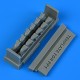 1/32 Messerschmitt Bf 109G-10/K-4 Exhaust for Hasegawa kits