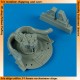1/48 Grumman F8F-1 Bearcat Wheel Well Detail Set for HobbyBoss kits 
