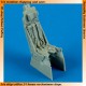 1/48 Saab J-35 Draken Seat with safety belts for Hasegawa kits 