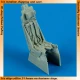 1/48 Saab J-35 Draken Seat with safety belts for Hasegawa kits 