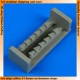 1/48 North-American P-51A Mustang/Mk.IA Exhaust for Accurate Miniatures and Italeri kits 