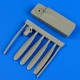 1/48 Vought F4U-5 Corsair Propeller w/Tool for Hobby Boss kit (resin)