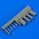 1/48 Vought F4U-5 Corsair Night Gun Barrels for Hobby Boss kit (resin)