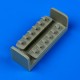 1/48 Curtiss P-40K Kittyhawk Exhaust for Italeri kit