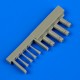 1/48 Vought F4U-5 Corsair Night Gun Barrels without Pylons for Hasegawa kit