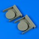 1/48 Mikoyan MiG-29A Fulcrum Exhaust Covers Type B for Great Wall Hobby kit