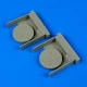 1/48 Mikoyan MiG-29A Fulcrum Exhaust Covers Type B for Great Wall Hobby kit