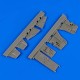 1/48 McDonnell F-4J/S Phantom II Undercarriage Covers for Academy kit