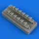 1/48 Messerschmitt Bf 109G Exhaust for Eduard kit