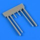 1/48 Messerschmitt Bf 109G-6 Gun Barrels for Eduard kit