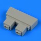 1/48 Messerschmitt Bf 109F/G Shell Case for Eduard kits