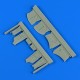 1/48 Hawker Hunter Undercarriage Covers for Airfix kits