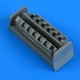 1/48 Messerschmitt Bf 109F/G/K Exhaust for Eduard kits