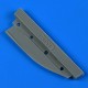 1/48 McDonnell Douglas F-4B Phantom II Tail Fin Cap Early for Tamiya kits