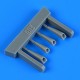 1/48 Saab J-29F Tunnan Gun Barrels for HobbyBoss kits