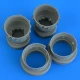 1/48 B-25J Mitchell Cowlings & Cooling Flaps (closed position) for HK Model kits