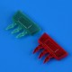 1/48 Bf 109K Position Lights (Coloured) for Eduard kits