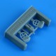 1/48 Westland Lysander Mk.I/III Pedals for Airfix kits