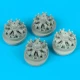 1/72 Consolidated B-24 Liberator Engines for Academy kits
