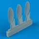 1/72 Focke-Wulf Fw 190A-8 Propeller (large type) for Hasegawa kits 